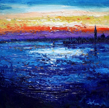 Daybreak on the Lagoon Venice 24x24 Daybreak on the Lagoon Venice 24x24